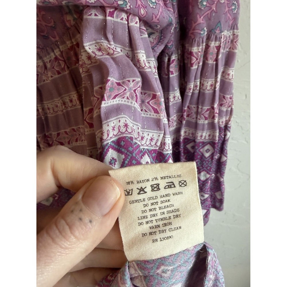 Spell & The Gypsy Lilac Oracle Boho Midi Maxi Skirt M NWT Luxury Bohemian - Picture 11 of 13